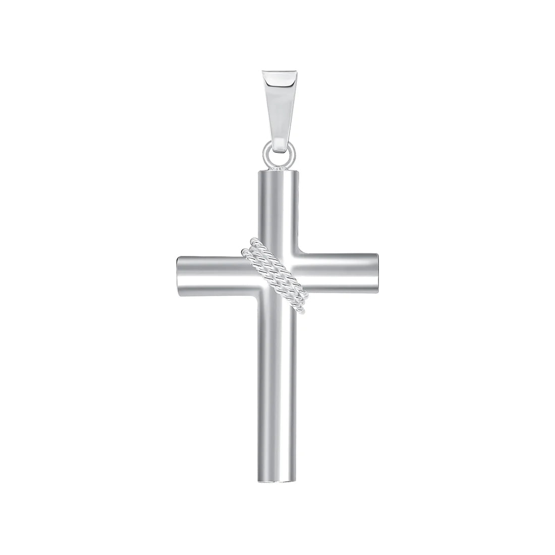 Cross Rope Pendant