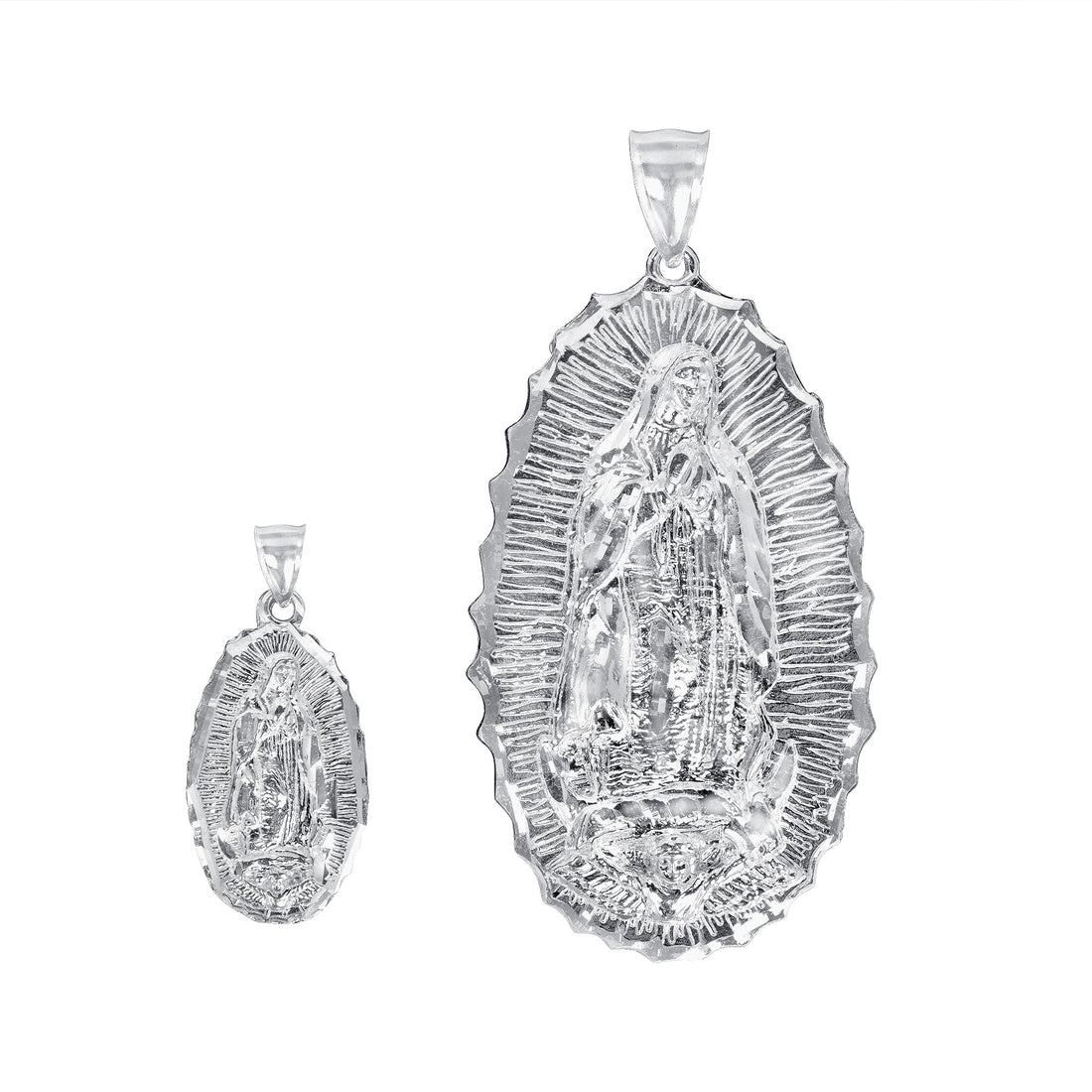 Silver 925 Virgin of Guadalupe Medallion