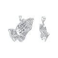 Silver 925 Praying Hands Pendant